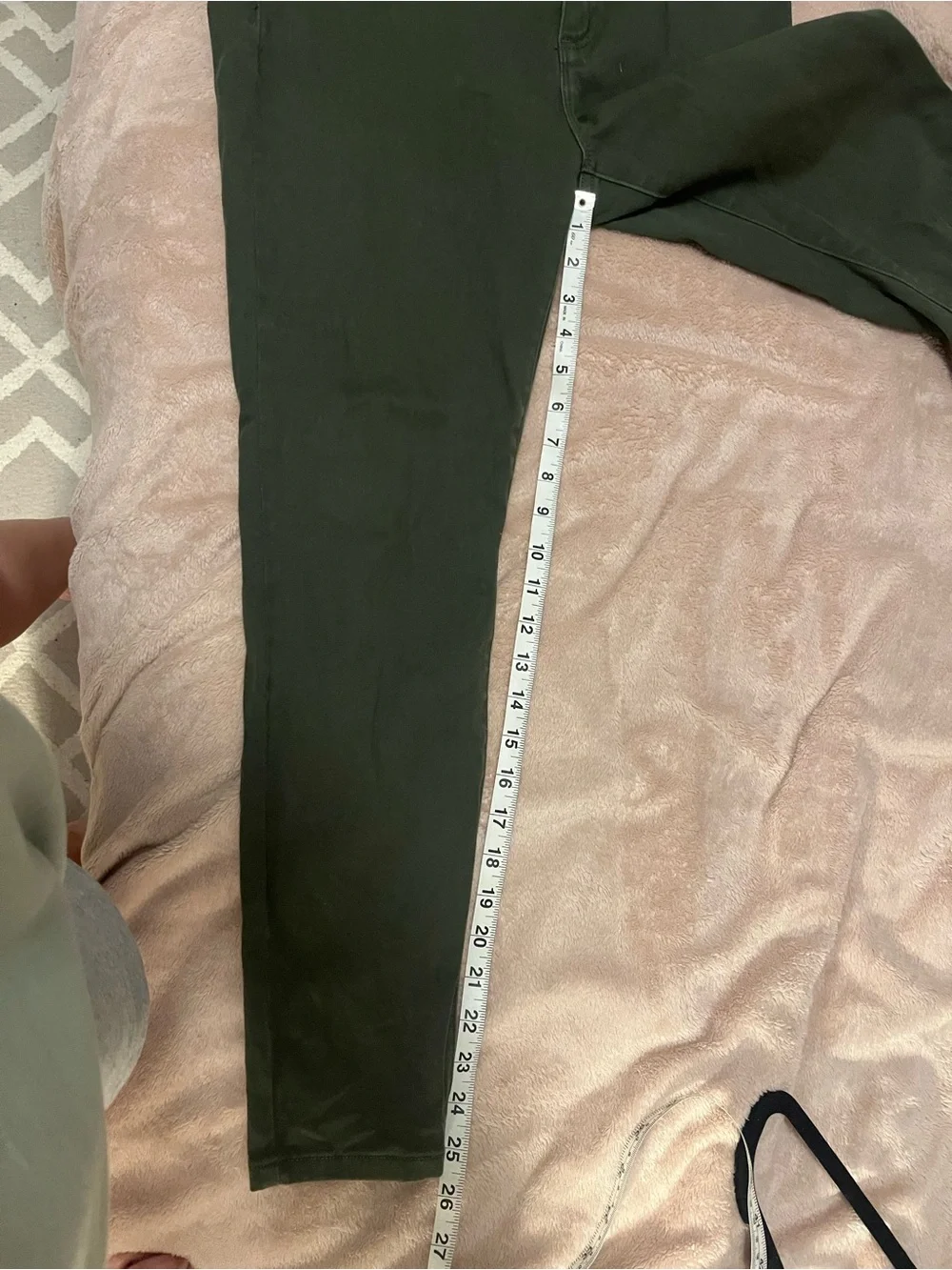 Michael Kors Izzy Skinny Forest Olive Green Skinny Jeans